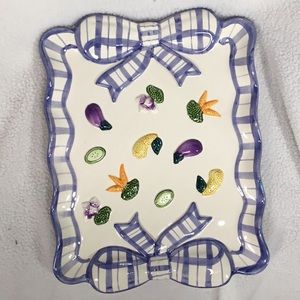 Fitz and Floyd Vegetable Plate